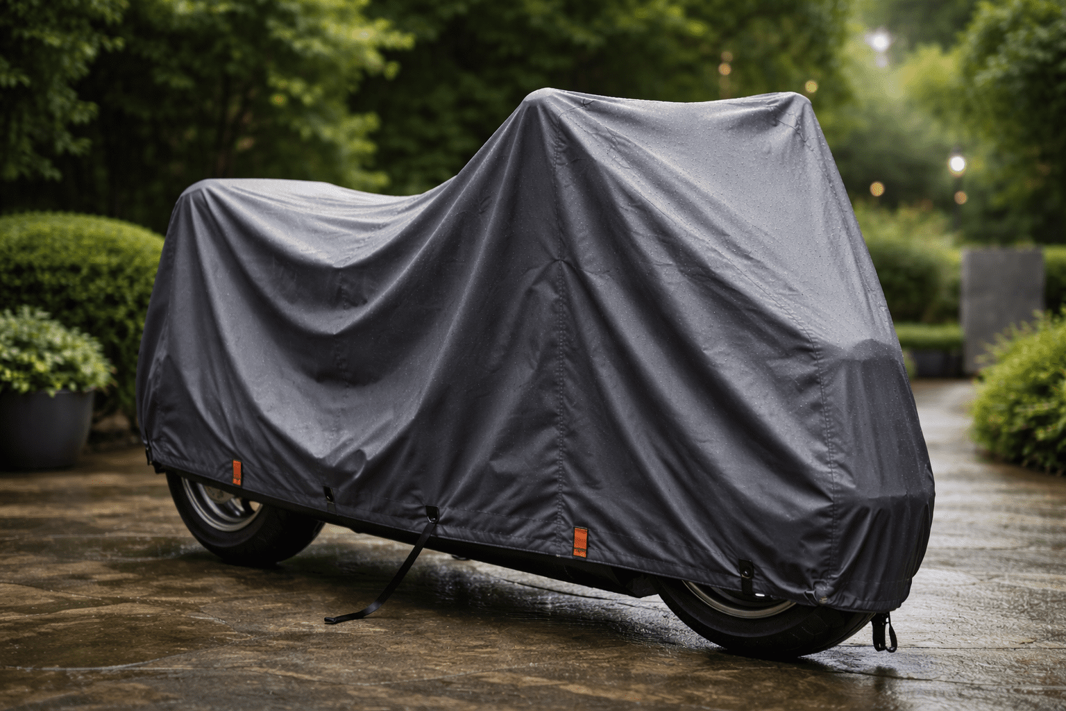 Plain motorcycle cover